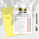 Search for bee baby shower games Yellow