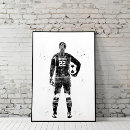 Search for womens soccer posters Black