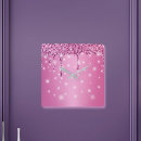 Search for hot pink clocks Birthday