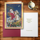 Search for rocking horse christmas cards Santa claus