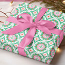 Search for wreath wrapping paper Christmas wreath pattern