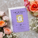 Search for nostalgia invitations Friends tv show