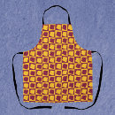 Search for gold geometric aprons Retro