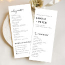 Search for trifold wedding programs Rustic