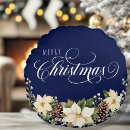 Search for white christmas pillows Blue and white