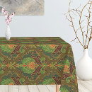 Search for green and gold tablecloths Floral
