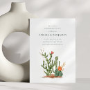 Search for cactus engagement party invitations Watercolor
