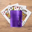 Recherche de violet jeux de cartes Monogramme