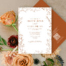 Recherche de feuille orange invitations Bride