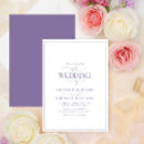 Recherche de lilas mariage invitations Moderne