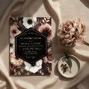 Search for dark romance invitations Floral