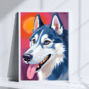 Search for siberian husky posters Portrait