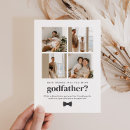 Search for minimalist christening invitations Godparents proposal
