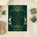 Search for nouveau wedding invitations Gold