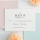 Search for clean rsvp cards Typography
