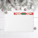 Search for vintage christmas labels Red and green