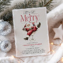 Search for funny santa christmas invitations Adult christmas party