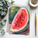 Search for fruit slices postcards Watermelon