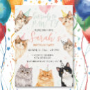Recherche de chaton drôle invitations Fête d'anniversaire