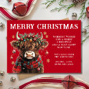 Recherche de vache noël cartes Mignon