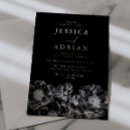 Search for modern art invitations Black