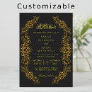 Search for faux gold foil wedding invitations Nikah