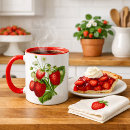 Recherche de de style campagnard tasses Rouge