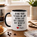 Search for father in law mugs Funny