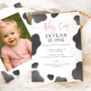 Search for cow 1st birthday invitations Holy cow i'm one