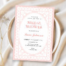 Search for toile bridal shower invitations Pink