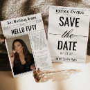 Search for newspaper birthday invitations Typography