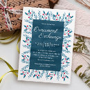 Search for ornament exchange christmas invitations Watercolor