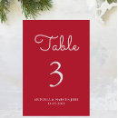Search for christmas table cards Red