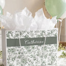 Search for toile gift bags Botanical
