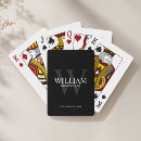 Search for groomsmen playing cards Black