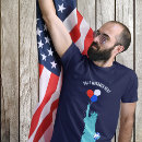 Recherche de statue de de liberté tshirts Rouge blanc et bleu