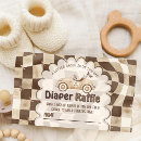 Search for race car ticket invitations Diaper raffle ticket