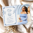 Search for seashell baby shower invitations Hand drawn