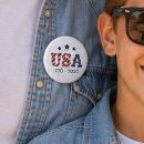 Search for usa 1776 buttons Red white and blue