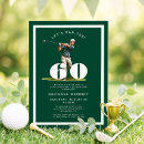 Search for golf 60th birthday invitations Adult