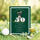 Search for golf 50th birthday invitations Adult