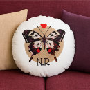 Recherche de papillon vintage coussins Cottage