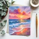 Search for colourful sunset postcards Ocean