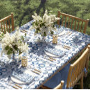 Search for chinoiserie tablecloths Blue and white