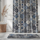 Search for cobalt blue shower curtains Geometric
