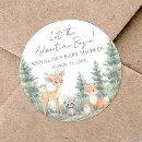 Search for woodland animals stickers Let the adventure begin