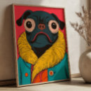 Search for cute funny pugs posters Pug lover