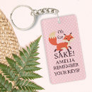 Search for fox graphic keychains Whimsical
