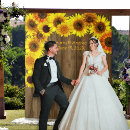 Search for rustic wedding backdrops Sunflowers