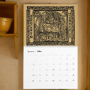 Search for gothic calendars Vintage